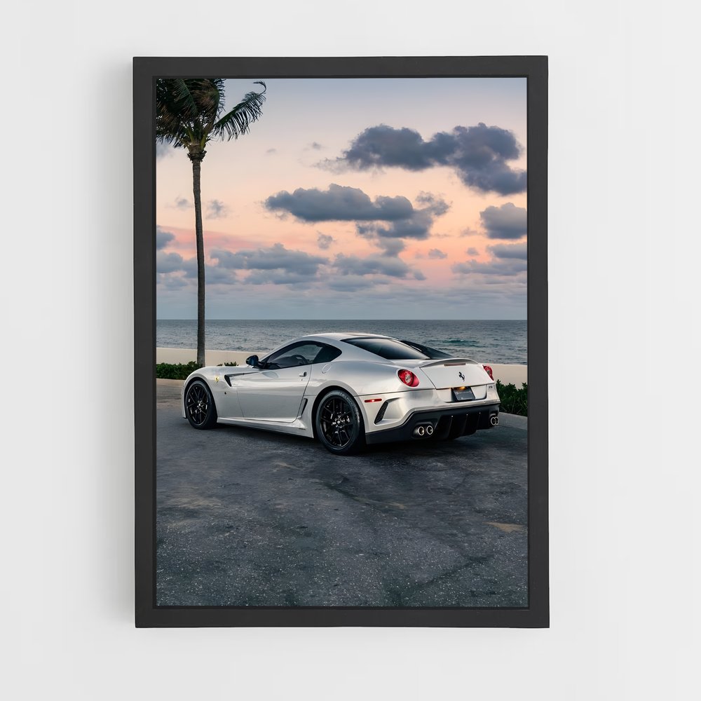 Poster Côte de la Vitesse – affiche Ferrari (vue 2)